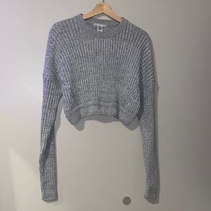 Grey Crop Sweater from Urban Outfitters